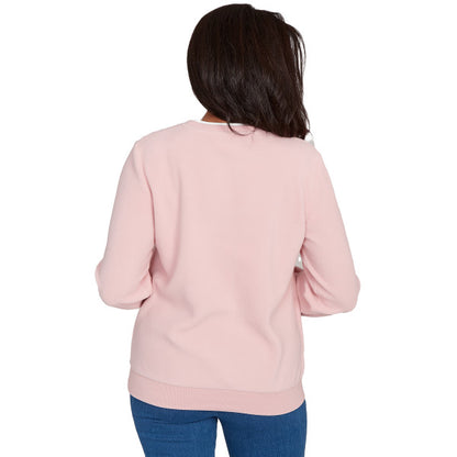 Classic Anti Pill Embellished Yoke Sweater Petite