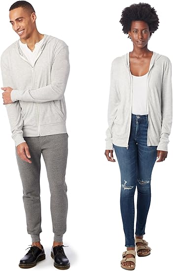 Zip Up Hooded Sweatshirt