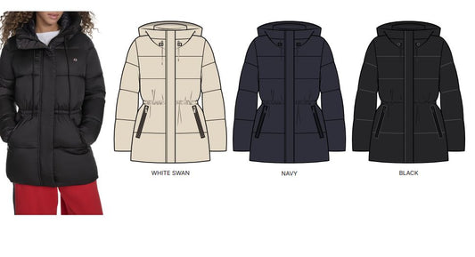 Champion Women Hooded Puffer Jacket