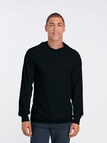 Adult Long Sleeve Hooded Jersey Tee