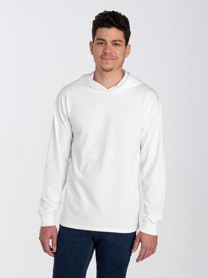 Adult Long Sleeve Hooded Jersey Tee