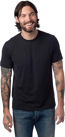 Modal Tri Blend Crew Neck Tee Shirt