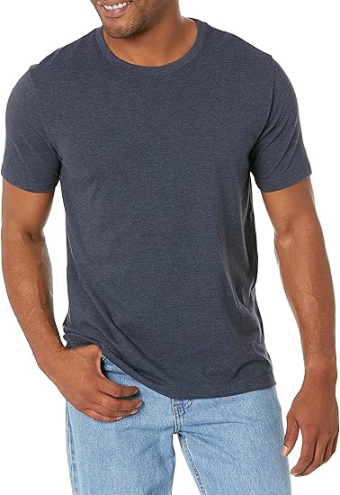 Modal Tri Blend Crew Neck Tee Shirt