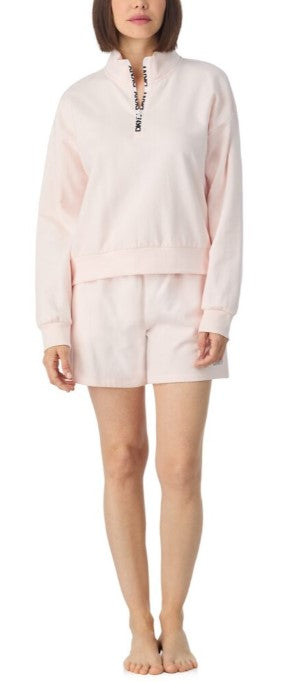 Long Sleeve Top And Short Set