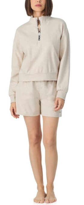 Long Sleeve Top And Short Set