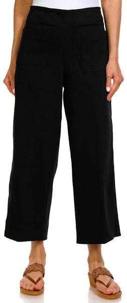 Wide Leg Crop Length Ultra Stretch Jeans