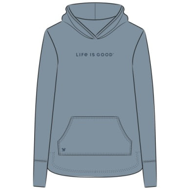 Good Vibes Fleece Hoodie Tunic