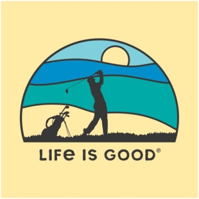 Short Sleeve Crusher Tee Golf Sunset