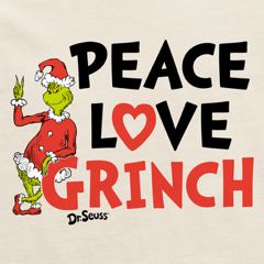 Short Sleeve Crusher Tee Peace Love Grinch