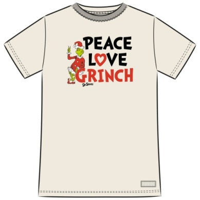 Short Sleeve Crusher Tee Peace Love Grinch
