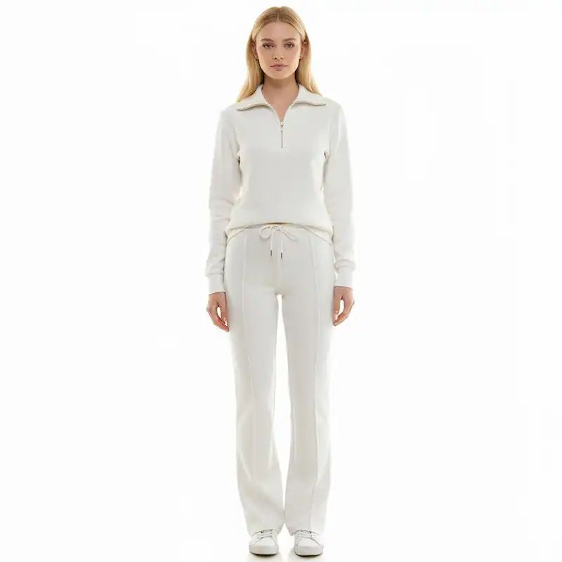 Diamond Cable Quilted Quarter Zip