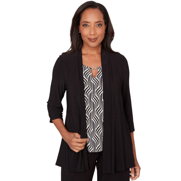 Seville Stitch Texture Two In One Top