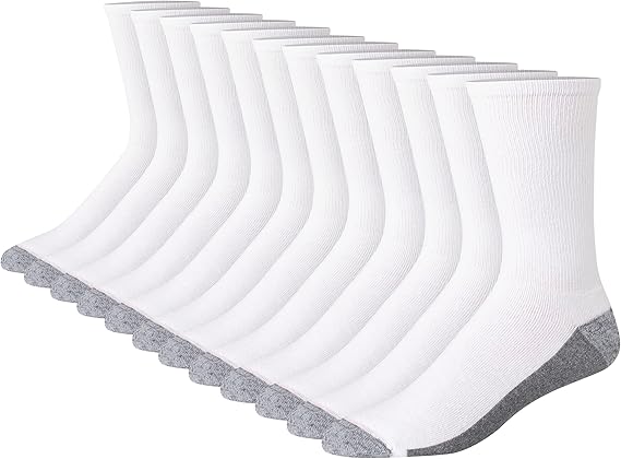 12 Pack Mens Crew Socks
