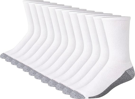 12 Pack Mens Crew Socks