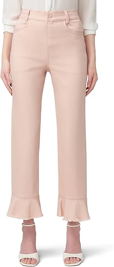 Ruffle Hem Denim Skimmer