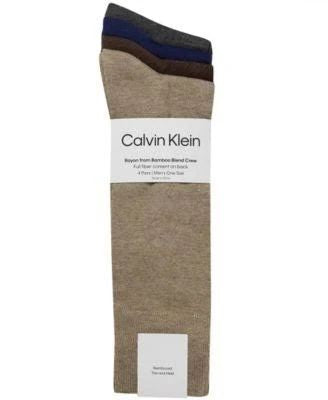 Mens 4 Pack Rayon From Bamboo Dress Crew Sock