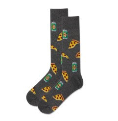 Mens Beer And Pizza Crew Sock