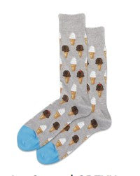 Mens Ice Cream Crew Sock