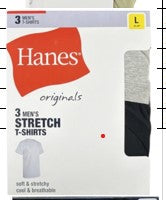 Mens Stretch Crew Neck Tee Shirts 3 Pack