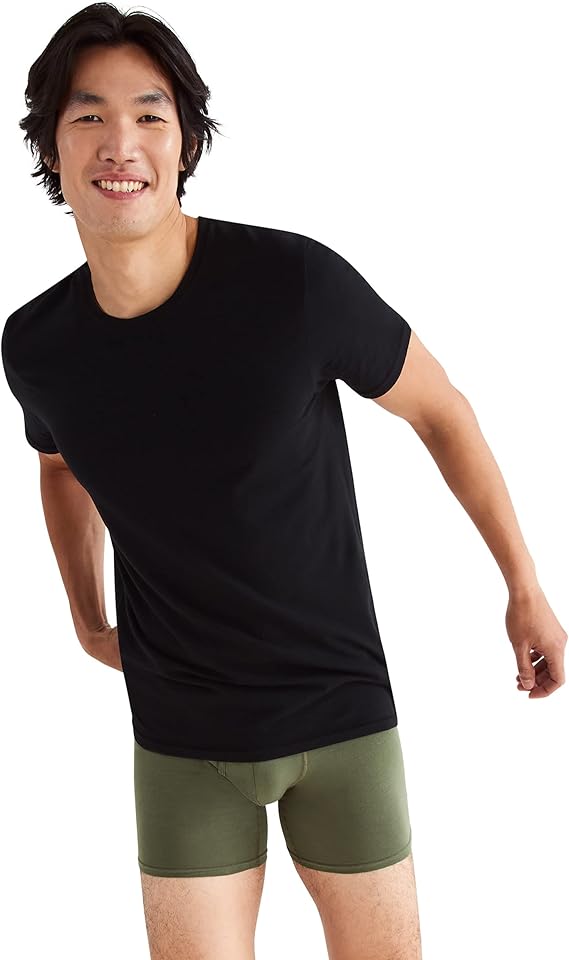Mens Originals Supersoft Crew Neck Tee Shirts 3 Pack