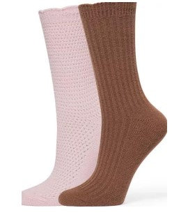 Hue Women Socks Lattice 2 Pair Pack