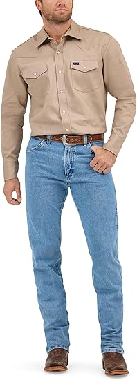 Wrangler Long Sleeve Western Workshirt Classic Fit