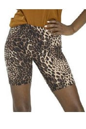 Hue Essentials Wavy Leopard Bike Short