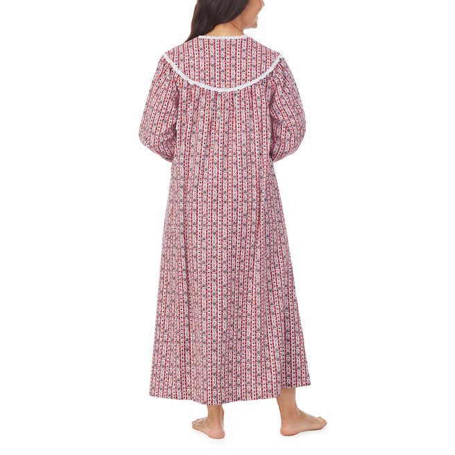 Long Sleeve Flannel Nightgown