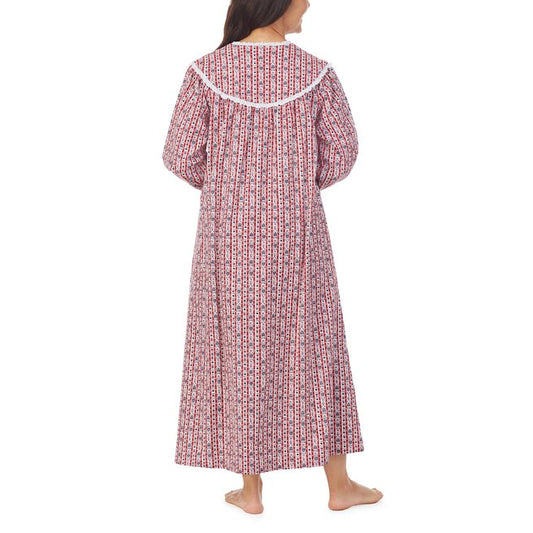 Long Sleeve Flannel Nightgown