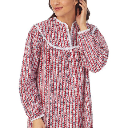 Long Sleeve Flannel Nightgown