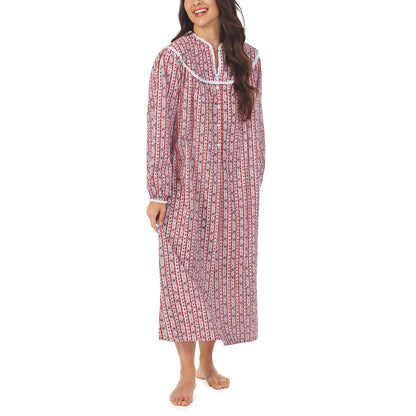 Long Sleeve Flannel Nightgown