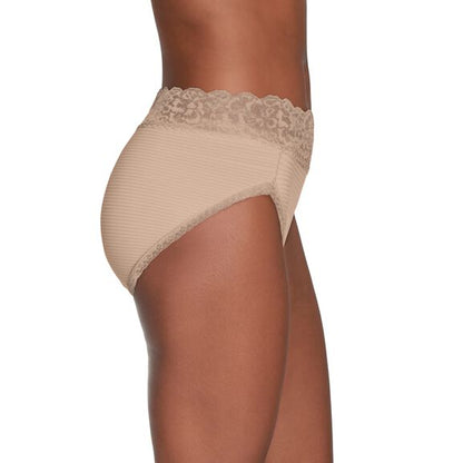 Flattering Lace Hi Cut Brief