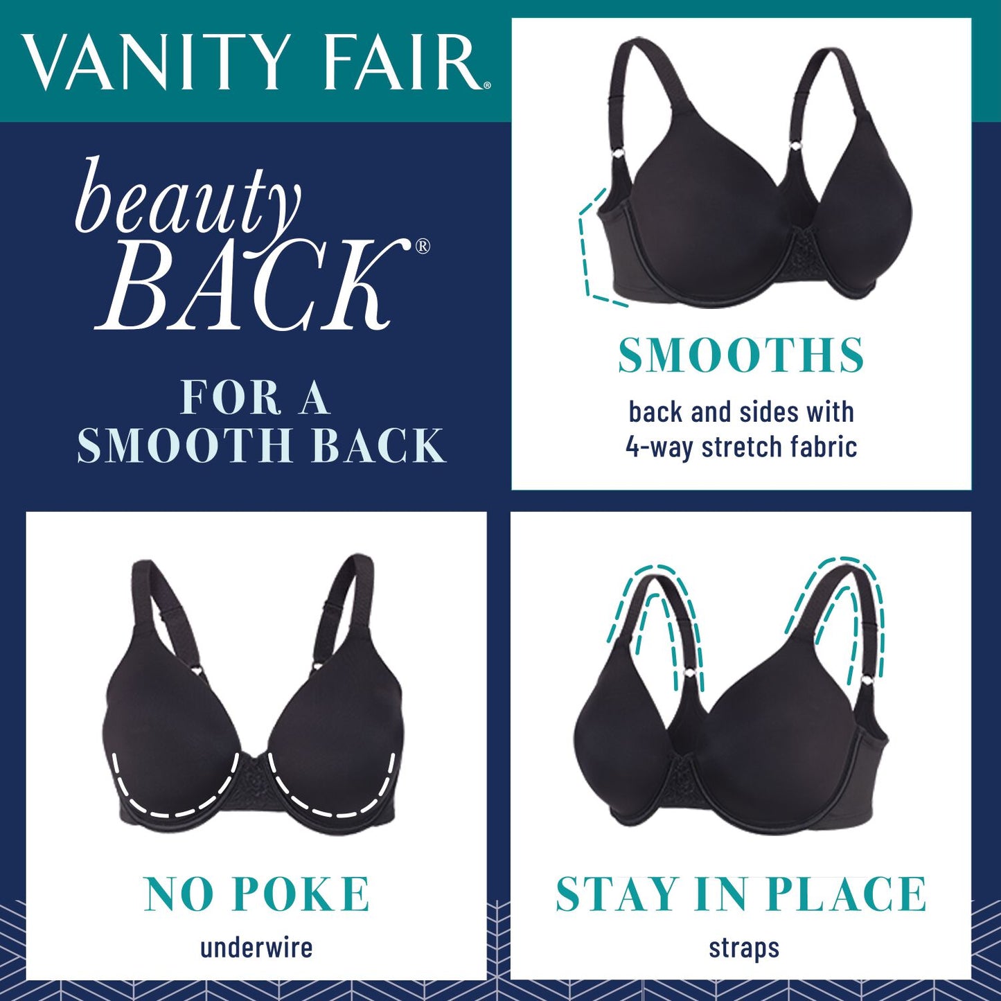 Beautiful Benefits Contour Back Smoother Bra