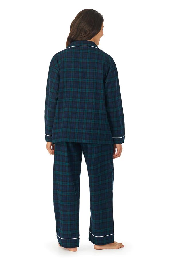 Classic Notch Collar Flannel PJ Set