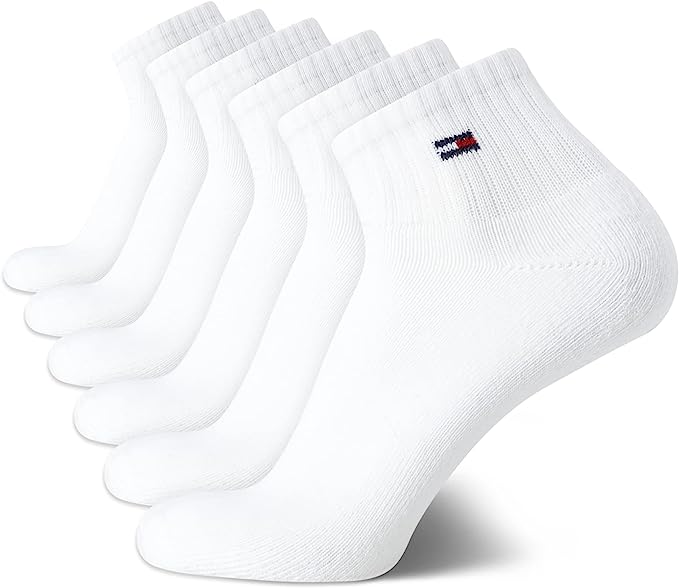 Men's Athletic Quarter Socks - 6=Pack