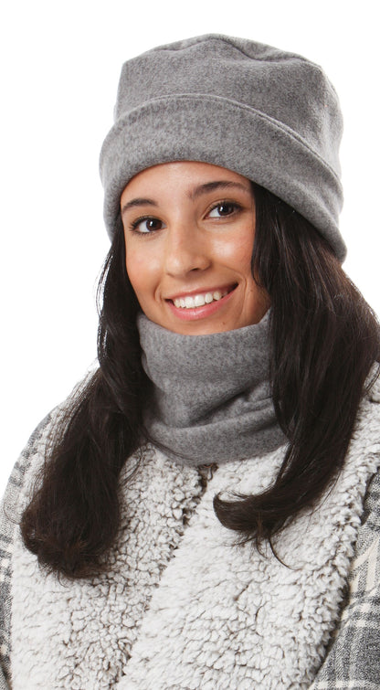 Womens Heathered Fleece Hat