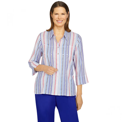 Amalfi Coast Dobby Stripe Shirt