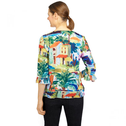 Amalfi Coast Scenic Crew Neck Shirt