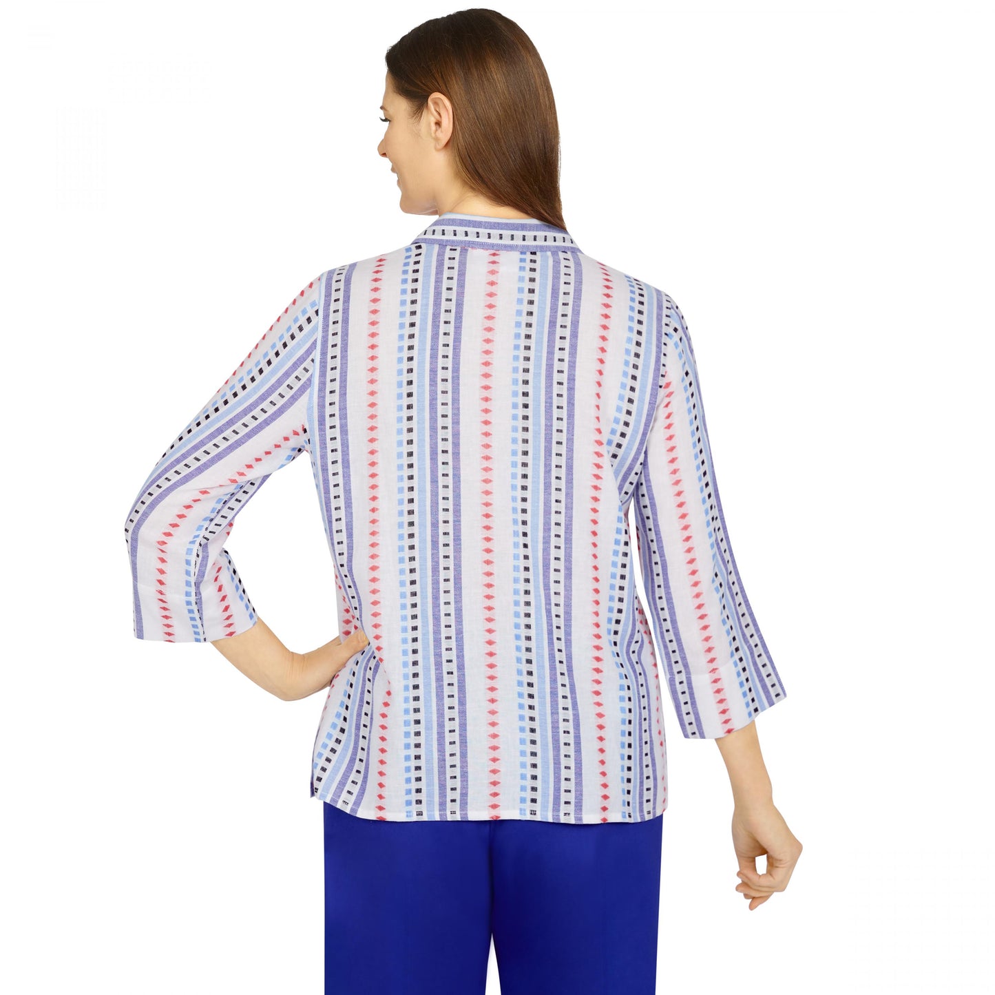 Amalfi Coast Dobby Stripe Shirt Petite