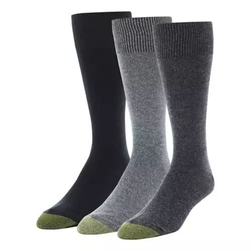 Men's Micro Flat Knit Crew 3-Pack Socks