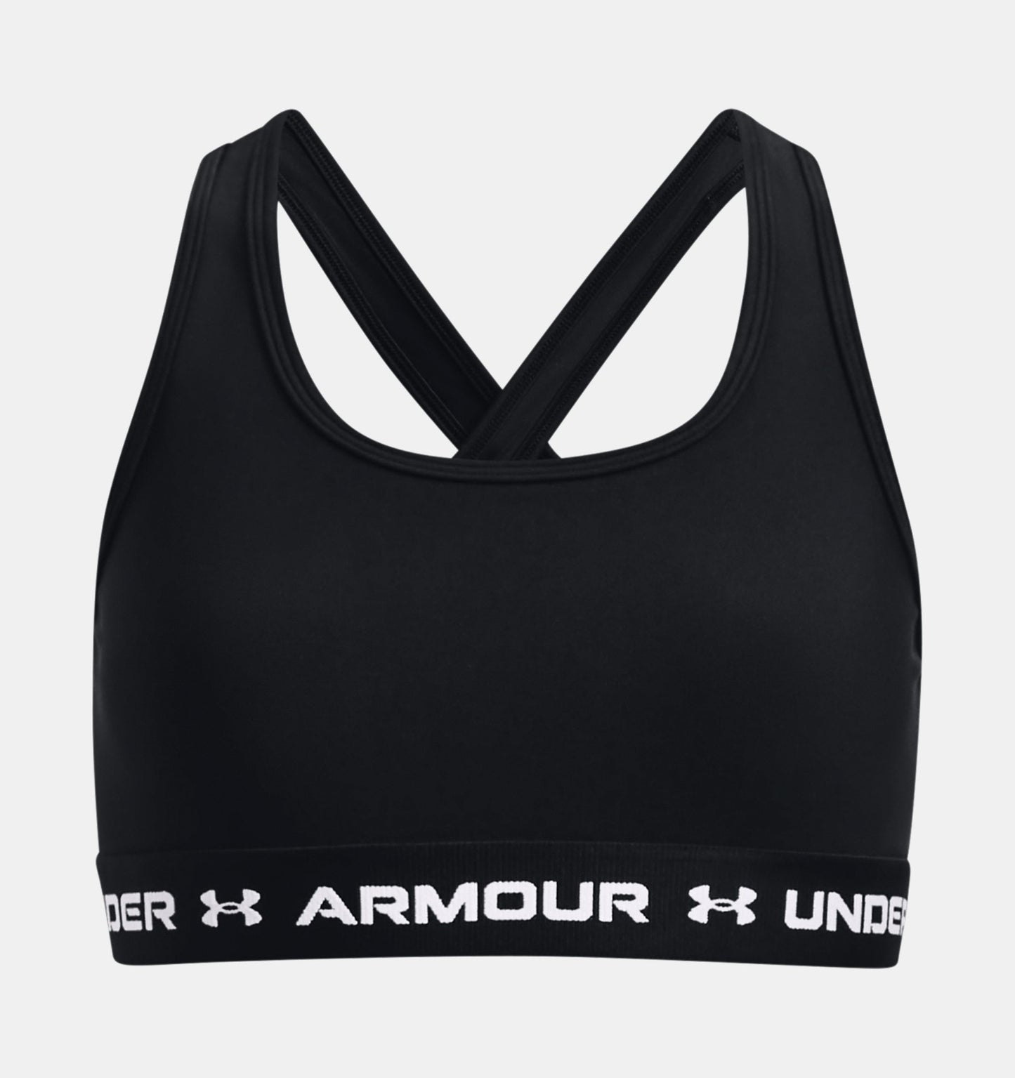 crossback mid solid sports bra