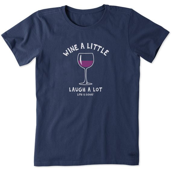 Women Crusher Lite Crew Wine Tee Shirt