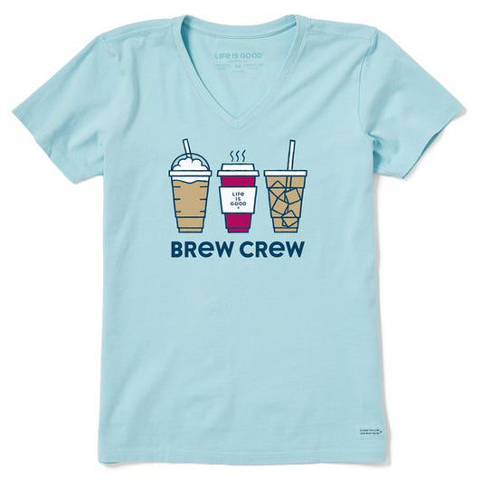 Crusher Lite Brew Crew V Neck Tee Shirt