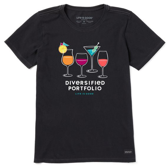 Women Crusher Portfolio Cocktails Tee Shirt