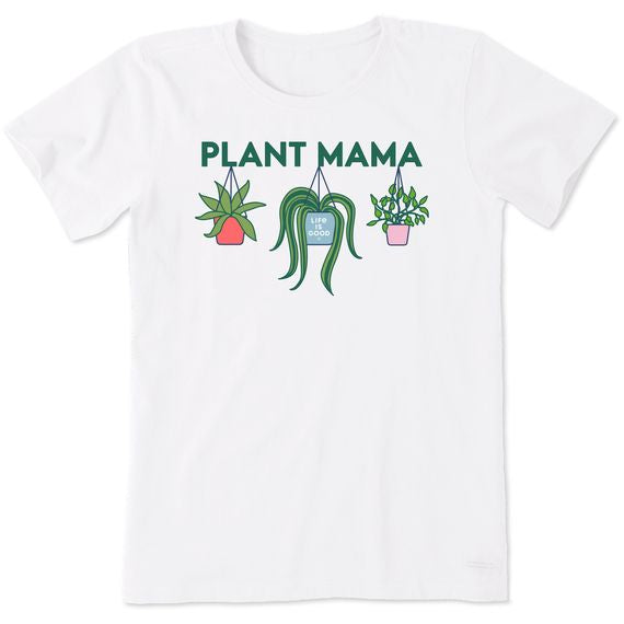 Women Crusher Plant Mama Tee Shirt