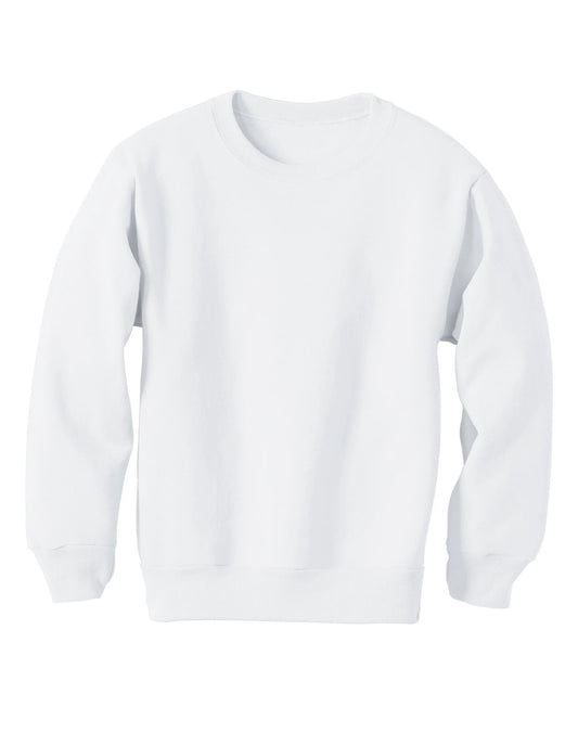 hanes youth comfortblend ecosmart crewneck sweatshirt