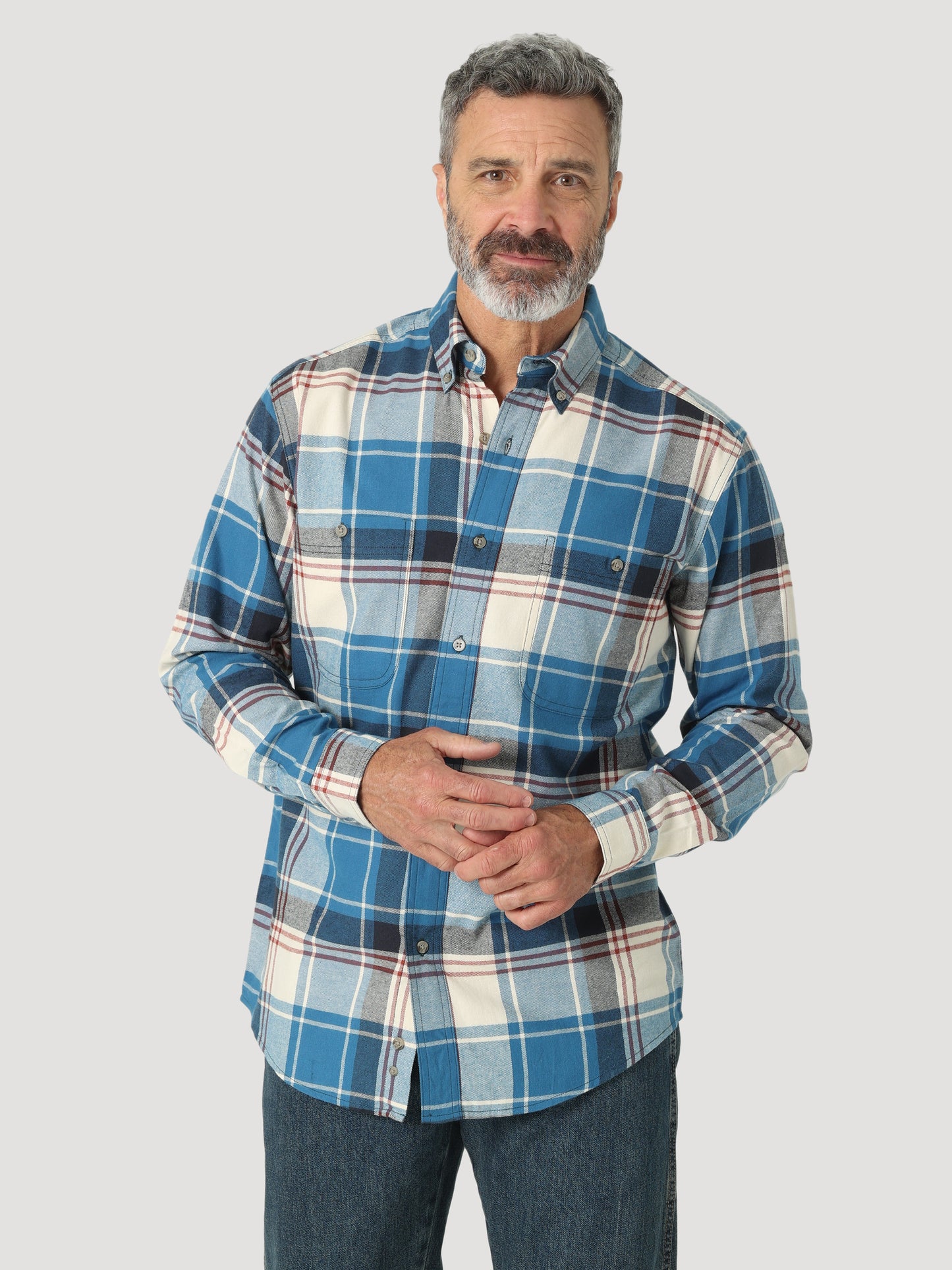 Blue Ridge Flannel Long Sleeve Woven Shirt