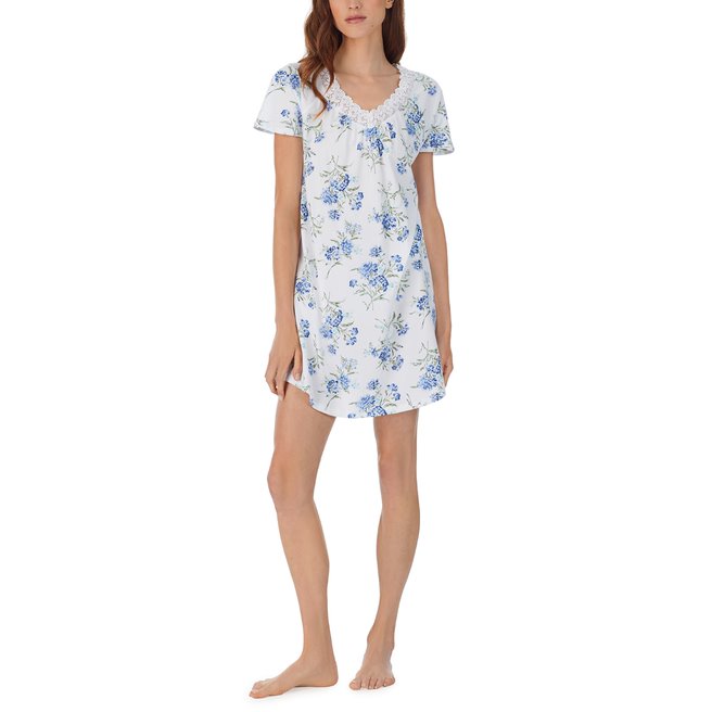 Blue Dream Notch Short Nightshirt