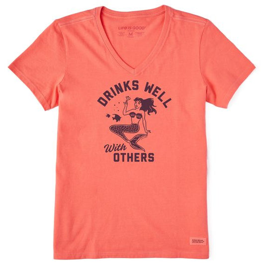 Crusher Drinks Well With Others Tee Shirt