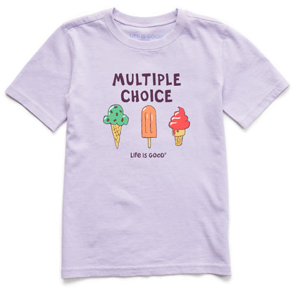 Kids Crusher Mutiple Choice Ice Cream Tee Shirt